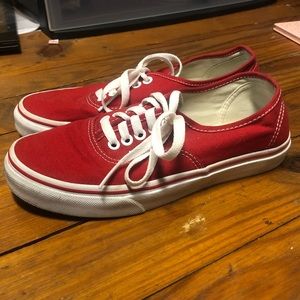 Gentle Used Red Vans